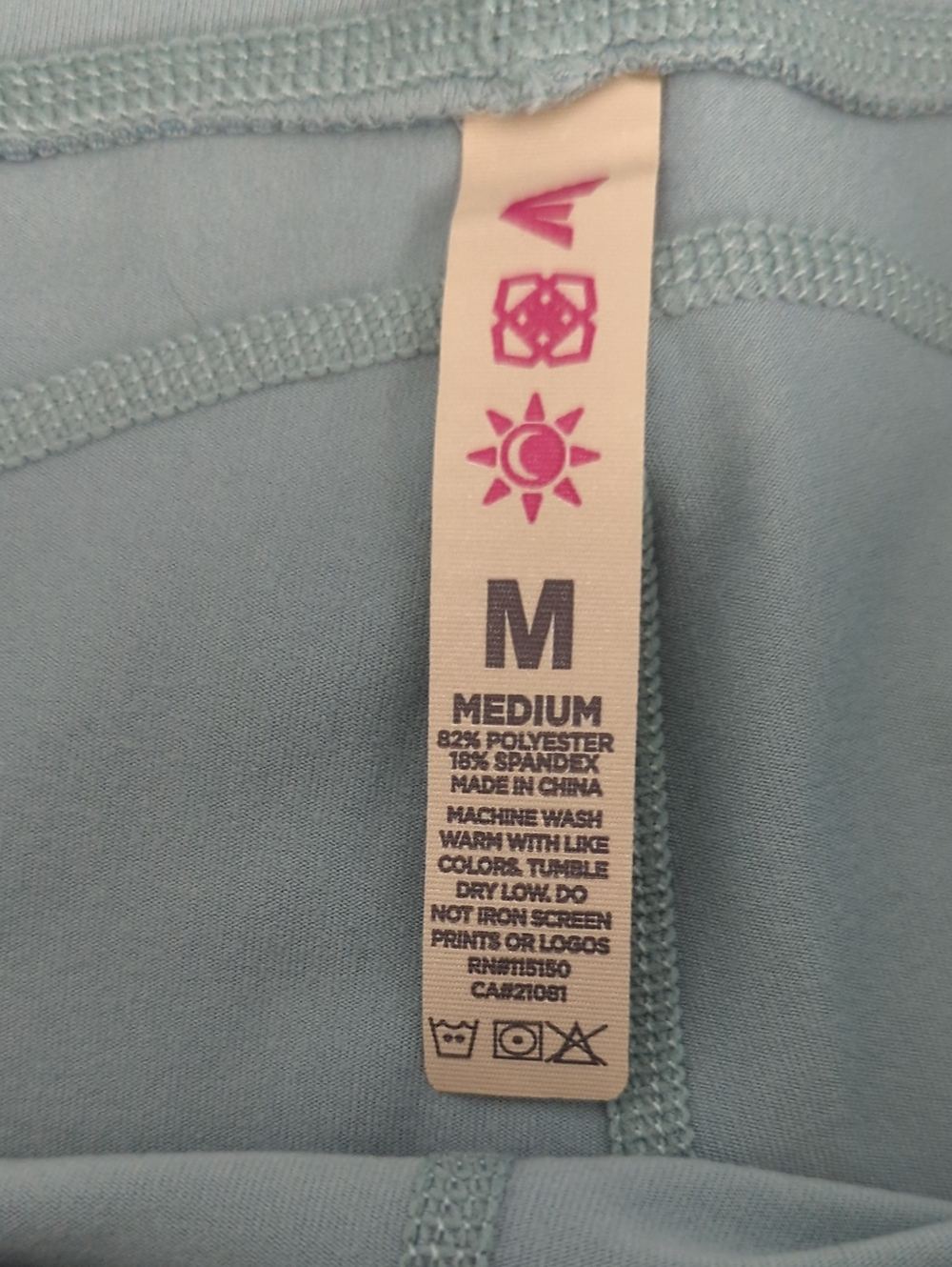 Easton x Jen Schro ADAN Leggings - Garland Dusty Teal Green Blue Size M - Picture 4 of 8